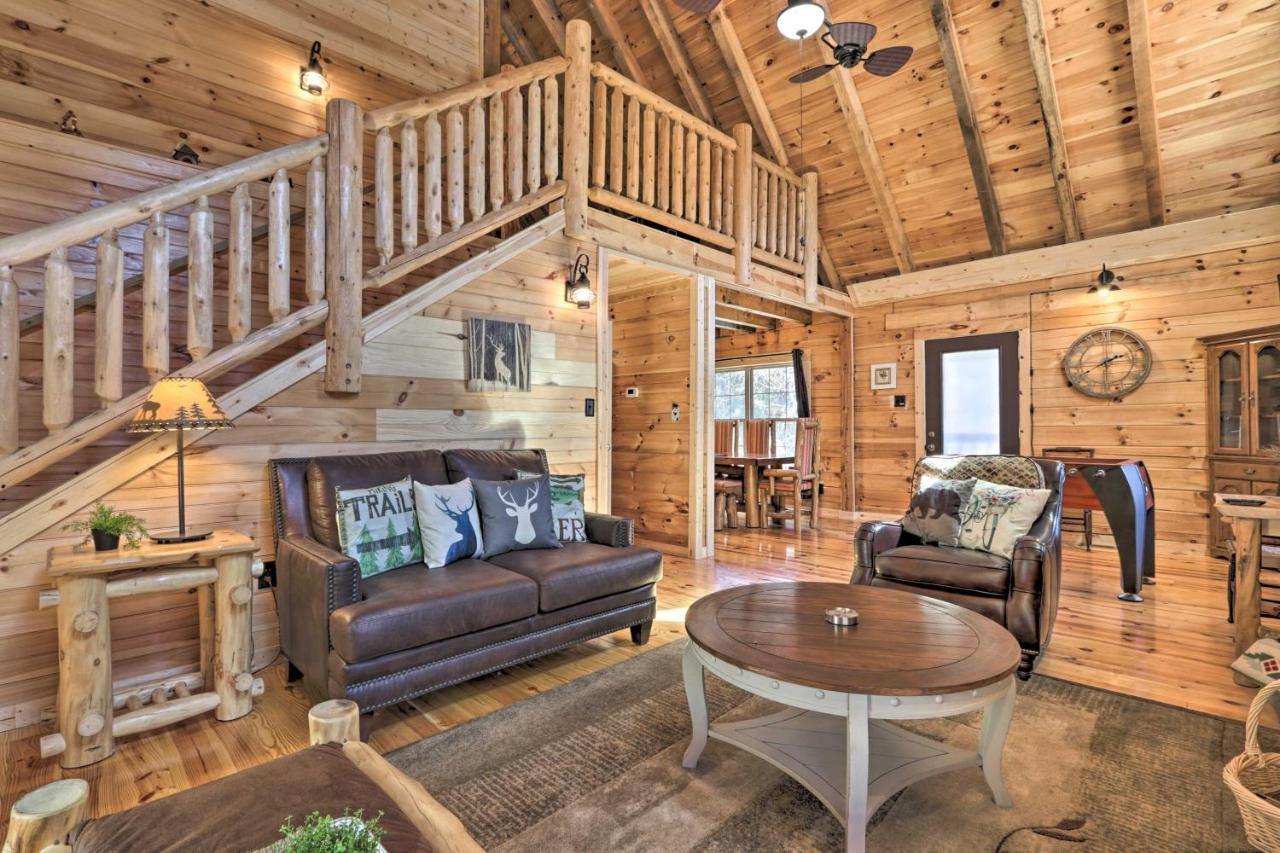 Gatlinburg Cabin With Loft And Game Room 1 Mi To Town 외부 사진